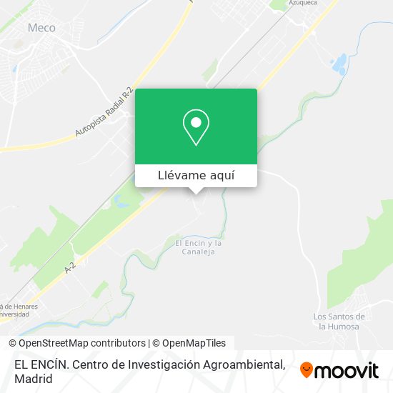 Mapa EL ENCÍN. Centro de Investigación Agroambiental