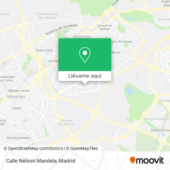 Mapa Calle Nelson Mandela