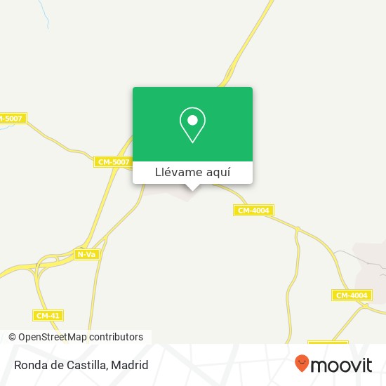 Mapa Ronda de Castilla