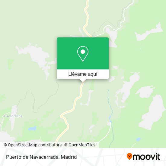 Mapa Puerto de Navacerrada