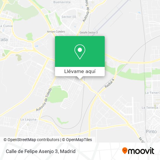 Mapa Calle de Felipe Asenjo 3