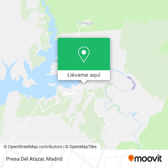 Mapa Presa Del Atazar