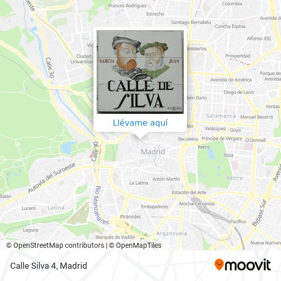 Mapa Calle Silva 4