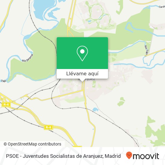 Mapa PSOE - Juventudes Socialistas de Aranjuez