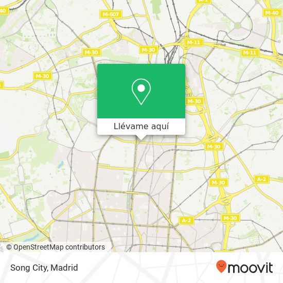 Mapa Song City