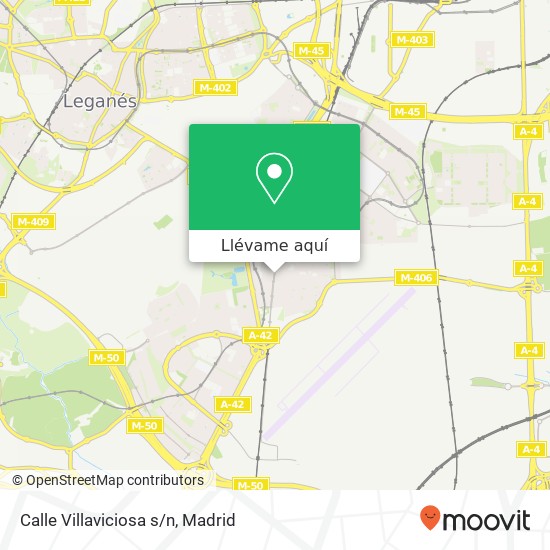 Mapa Calle Villaviciosa s/n