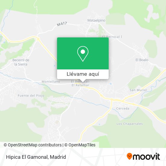 Mapa Hipica El Gamonal