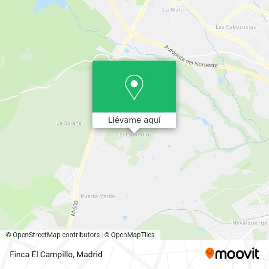 Mapa Finca El Campillo