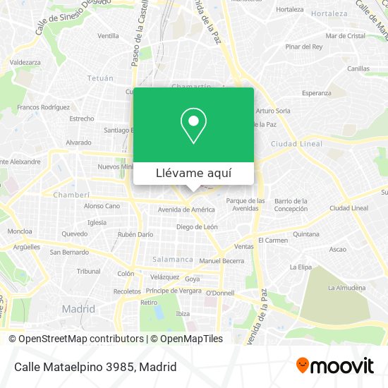Mapa Calle Mataelpino 3985