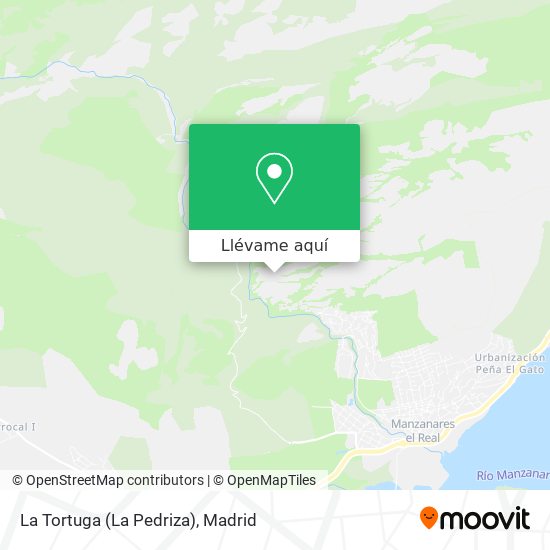 Mapa La Tortuga (La Pedriza)