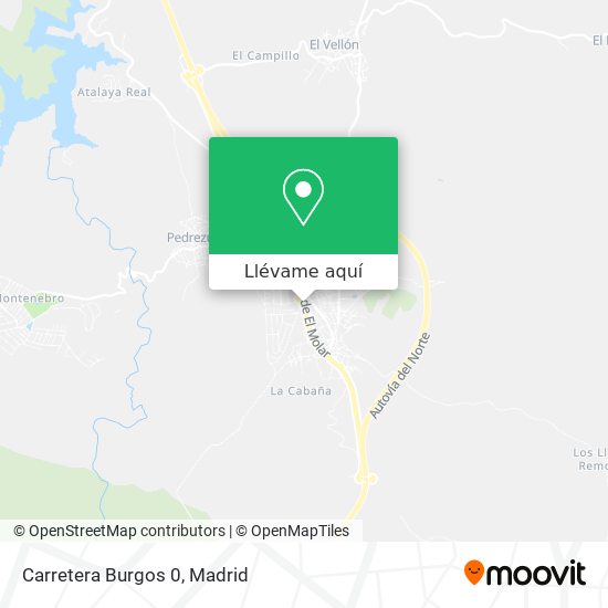Mapa Carretera Burgos 0