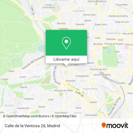 Mapa Calle de la Ventosa 26