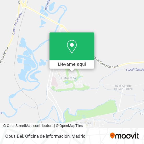 Mapa Opus Dei. Oficina de información