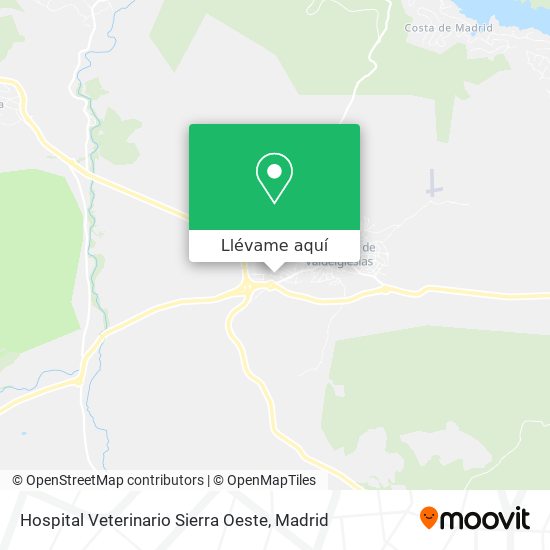 Mapa Hospital Veterinario Sierra Oeste