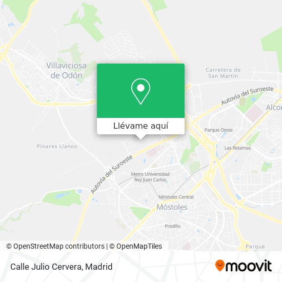 Mapa Calle Julio Cervera