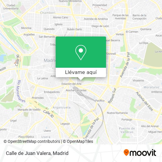 Mapa Calle de Juan Valera