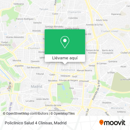 Mapa Policlínico Salud 4 Clinisas