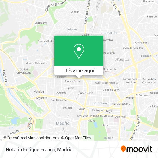 Mapa Notaria Enrique Franch