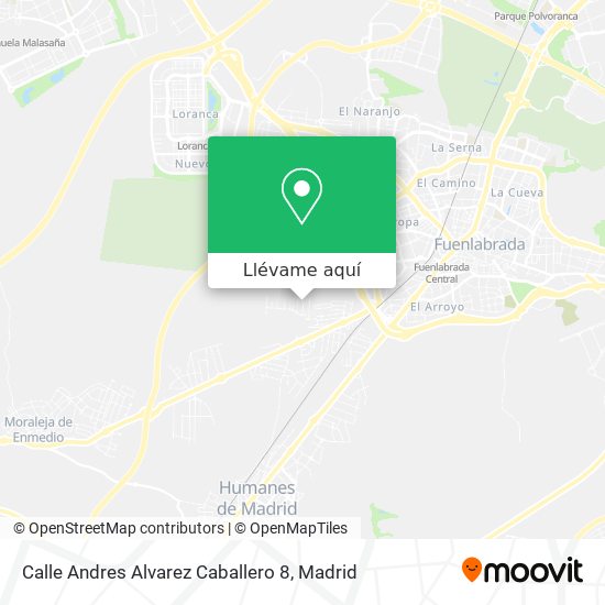 Mapa Calle Andres Alvarez Caballero 8