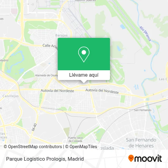 Mapa Parque Logistico Prologis