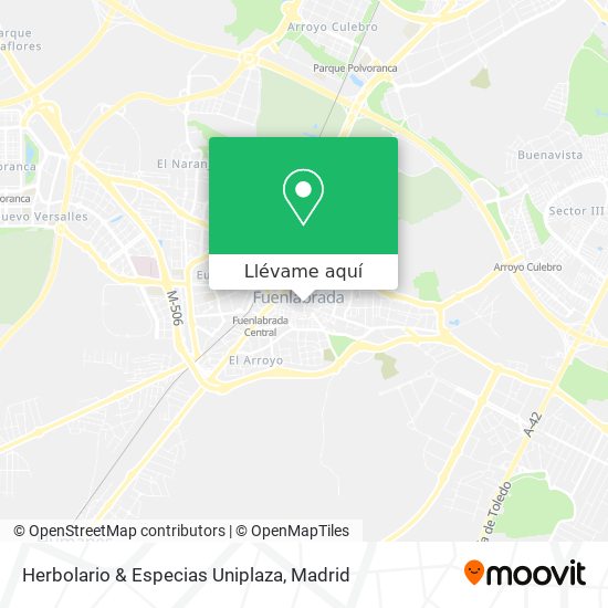 Mapa Herbolario & Especias Uniplaza