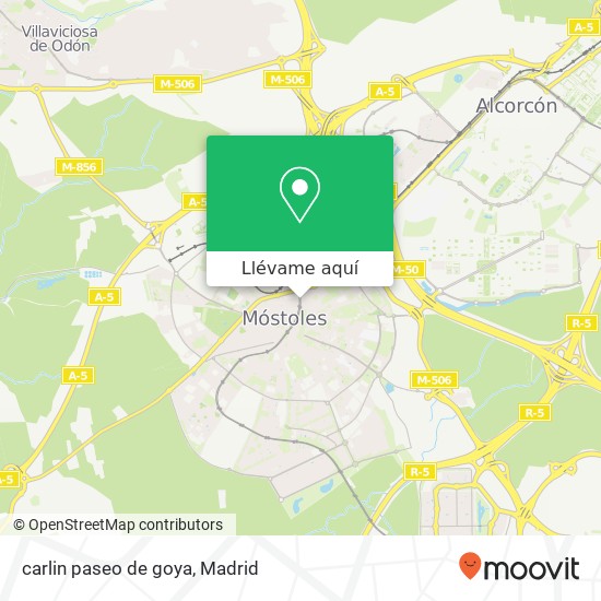 Mapa carlin paseo de goya