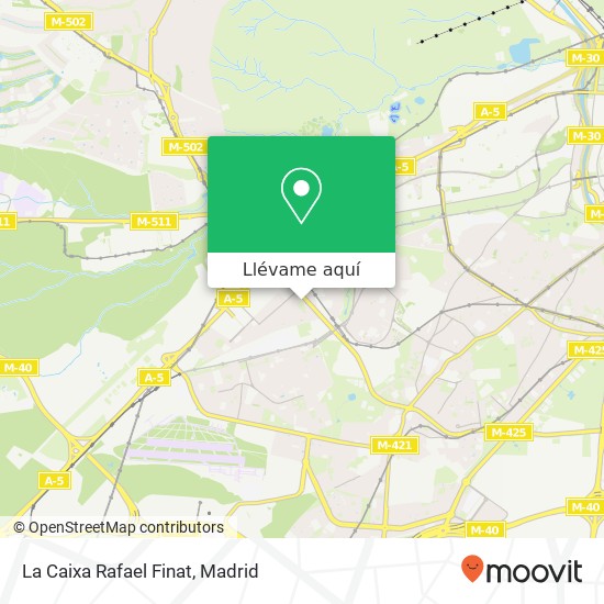 Mapa La Caixa Rafael Finat