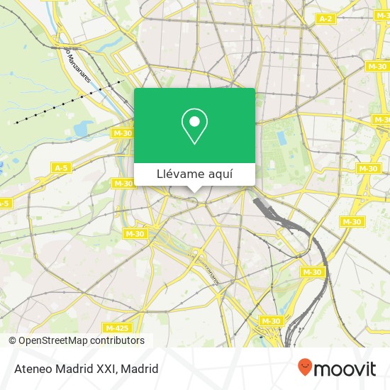 Mapa Ateneo Madrid XXI