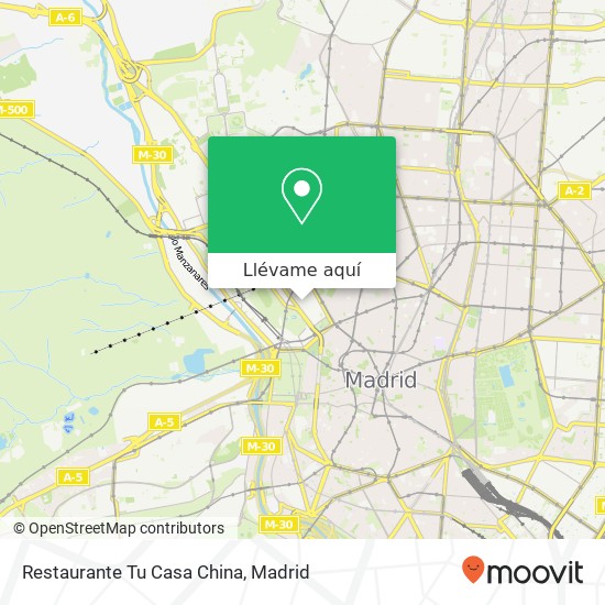 Mapa Restaurante Tu Casa China
