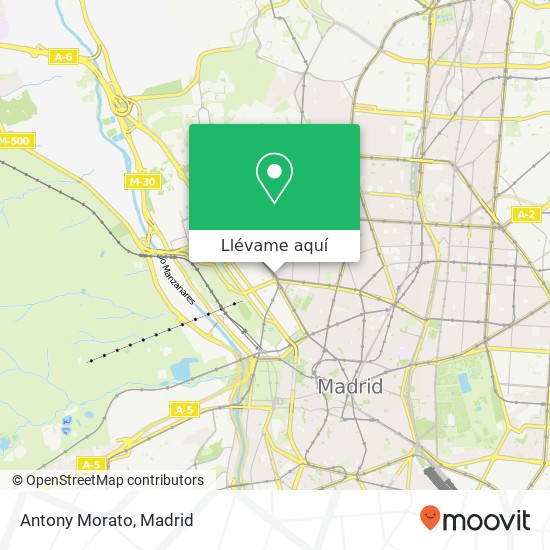 Mapa Antony Morato