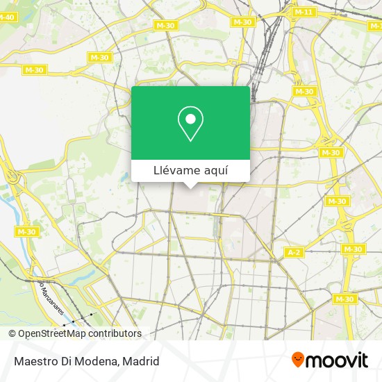 Mapa Maestro Di Modena