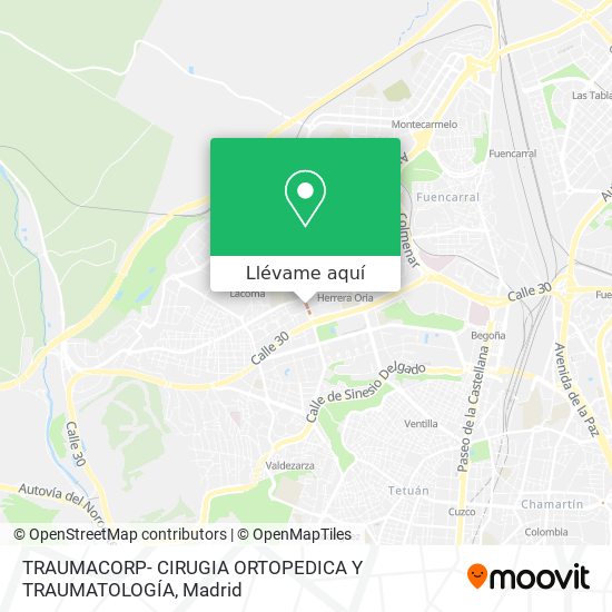 Mapa TRAUMACORP- CIRUGIA ORTOPEDICA Y TRAUMATOLOGÍA