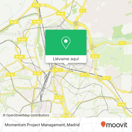 Mapa Momentum Project Management