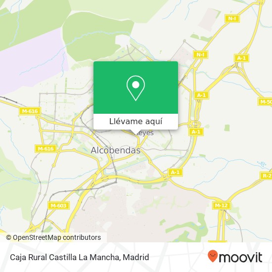 Mapa Caja Rural Castilla La Mancha