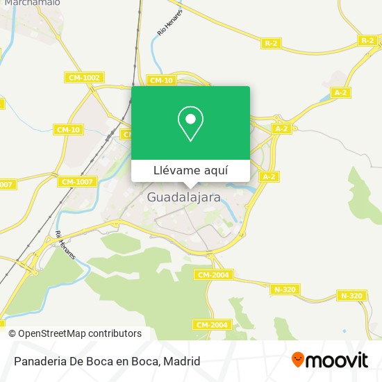 Mapa Panaderia De Boca en Boca