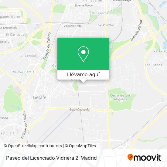 Mapa Paseo del Licenciado Vidriera 2