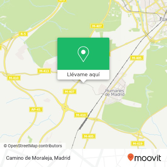 Mapa Camino de Moraleja