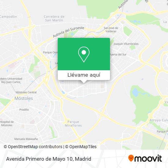 Mapa Avenida Primero de Mayo 10