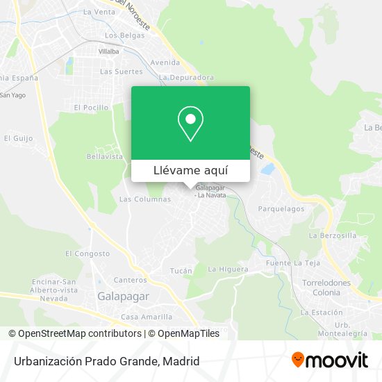 Mapa Urbanización Prado Grande