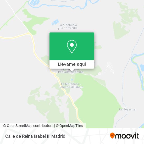 Mapa Calle de Reina Isabel II