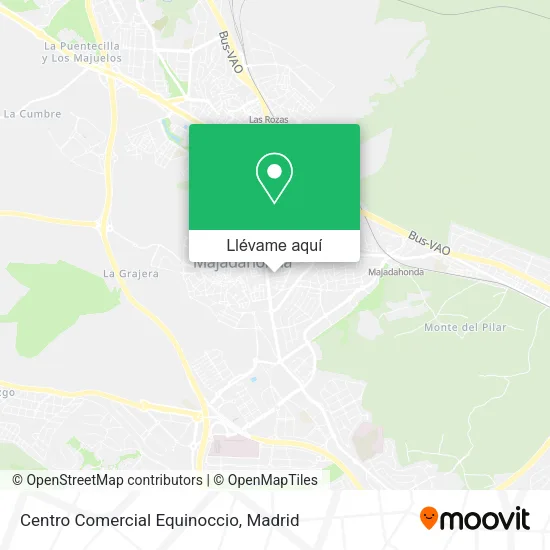 Mapa Centro Comercial Equinoccio