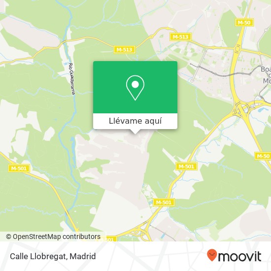 Mapa Calle Llobregat
