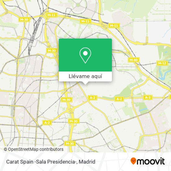 Mapa Carat Spain -Sala Presidencia-