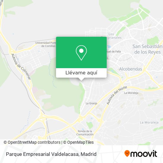 Mapa Parque Empresarial Valdelacasa