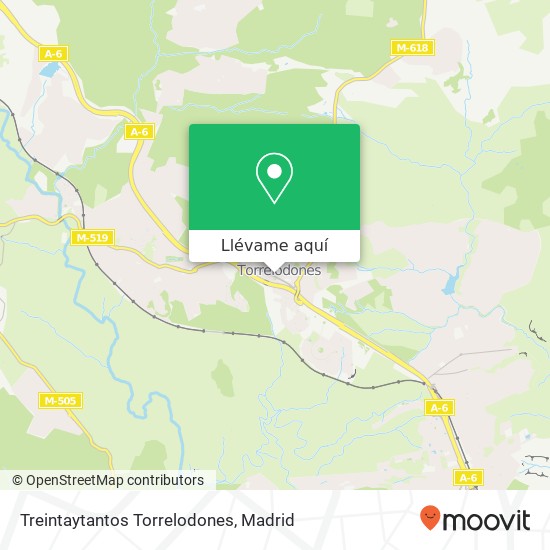 Mapa Treintaytantos Torrelodones