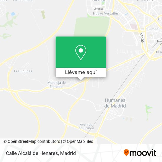 Mapa Calle Alcalá de Henares