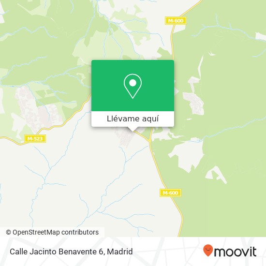 Mapa Calle Jacinto Benavente 6