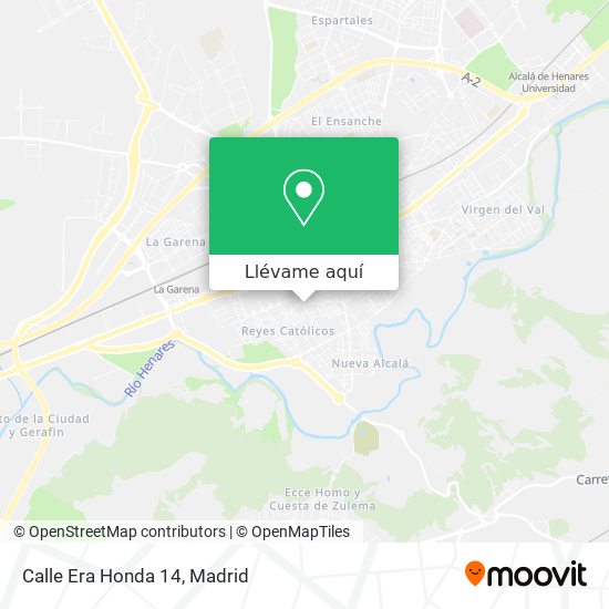 Mapa Calle Era Honda 14