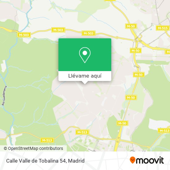Mapa Calle Valle de Tobalina 54