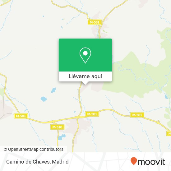 Mapa Camino de Chaves